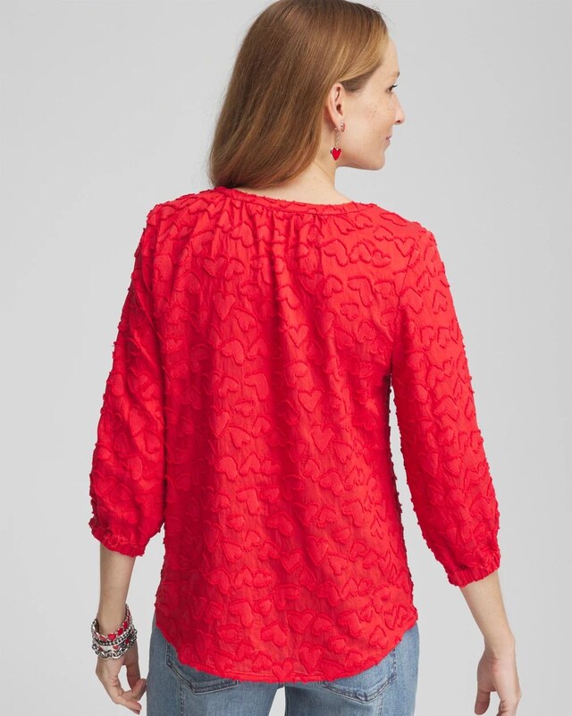 Embellished Valentine's Day Blouse - image 3